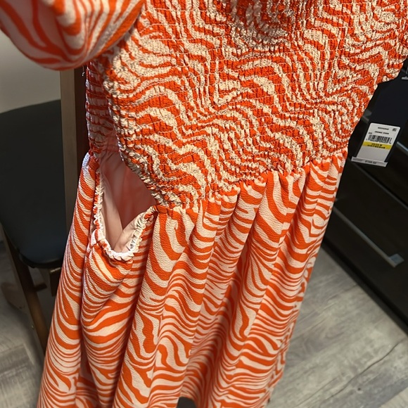 Rachel Roy orange zebra print dress - Picture 3 of 3